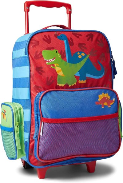 Kids’ Luggage | Classic Rolling Luggage, Red Dino Kids' Luggage Kids' Luggage