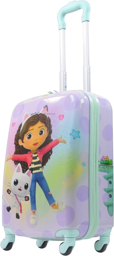 Kids’ Luggage | Dreamworks Gabby’s Dollhouse 21 Inch Kids Carry On Luggage, Hardshell Rolling Suitcase With Spinner Wheels, Multi Kids' Luggage Kids' Luggage