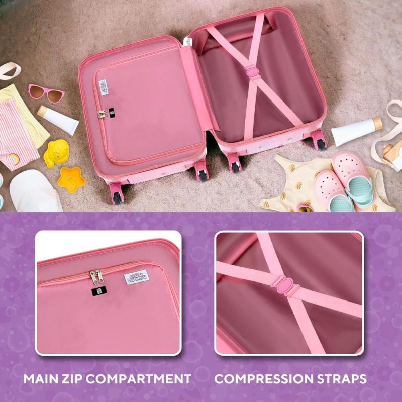 Kids’ Luggage | Dreamworks Gabby’s Dollhouse 21 Inch Kids Carry On Luggage, Hardshell Rolling Suitcase With Spinner Wheels, Pink Kids' Luggage Kids' Luggage