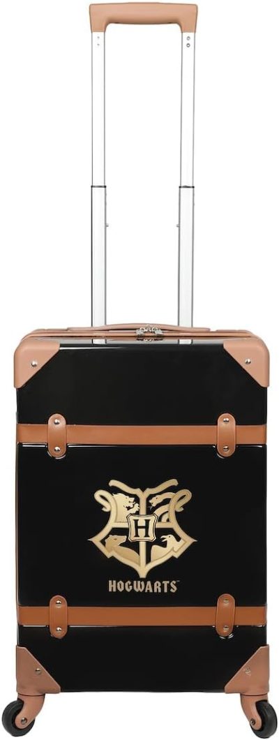 Kids’ Luggage | Harry Potter Golden Hogwarts Crest Adult 20" Black Rolling Luggage Kids' Luggage Kids' Luggage