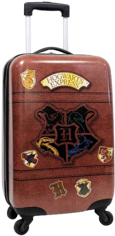 Kids’ Luggage | Harry Potter Luggage 21 Inch Hogwarts Express Hard-Sided Suitcase Rolling Luggage Carry-On Tween Spinner Travel Trolley For Kids – Brown Kids' Luggage Kids' Luggage