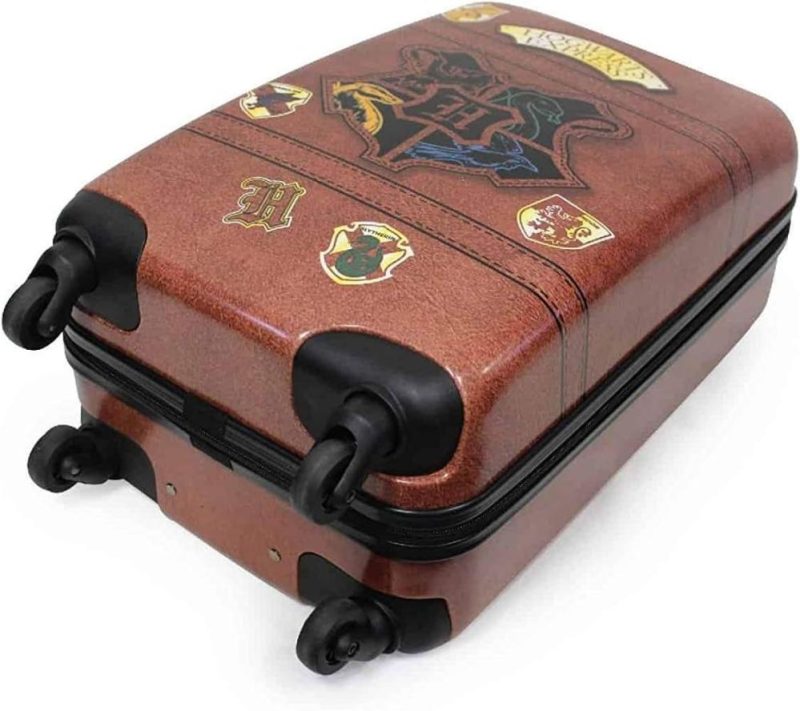 Kids’ Luggage | Harry Potter Luggage 21 Inch Hogwarts Express Hard-Sided Suitcase Rolling Luggage Carry-On Tween Spinner Travel Trolley For Kids – Brown Kids' Luggage Kids' Luggage