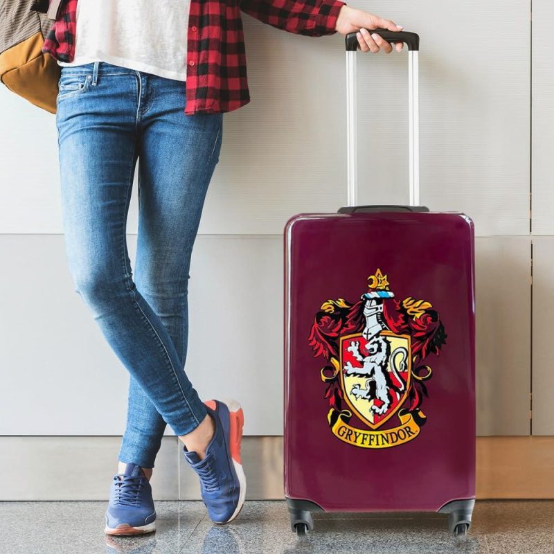 Kids’ Luggage | Harry Potter Luggage Carry On Luggage Hardshell Rolling Luggage Suitcase Travel Bags Hogwarts House (Gryffindor) Kids' Luggage Kids' Luggage