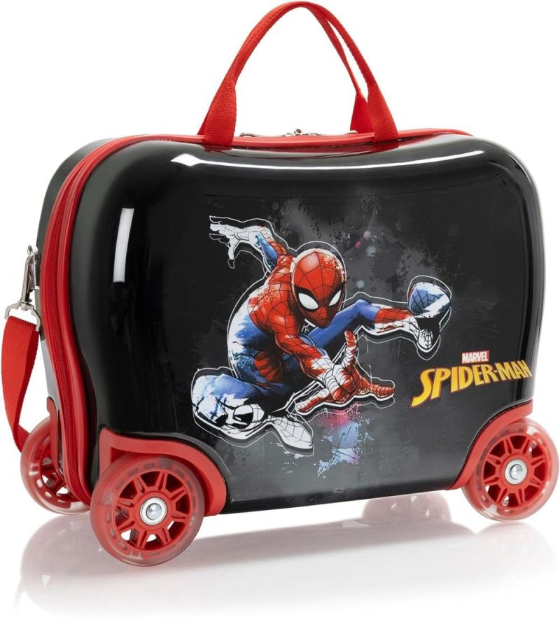 Kids’ Luggage | Heys Spiderman Ride-On Hardside Luggage (Ro-Sm03-23Ar) Kids' Luggage Kids' Luggage