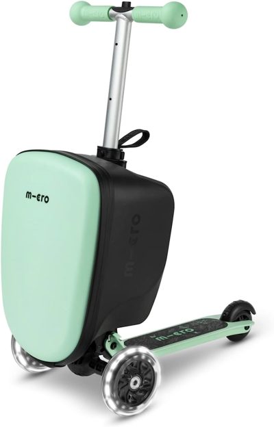 Kids’ Luggage | Kickboard Scooter Luggage Junior-Three Wheeled, Lean-To-Steer, Carry-On Suitcase, Swiss-Designed Scooter For Kids With Motion-Activated Light-Up Wheels For Ages 2-5 Kids' Luggage Kids' Luggage