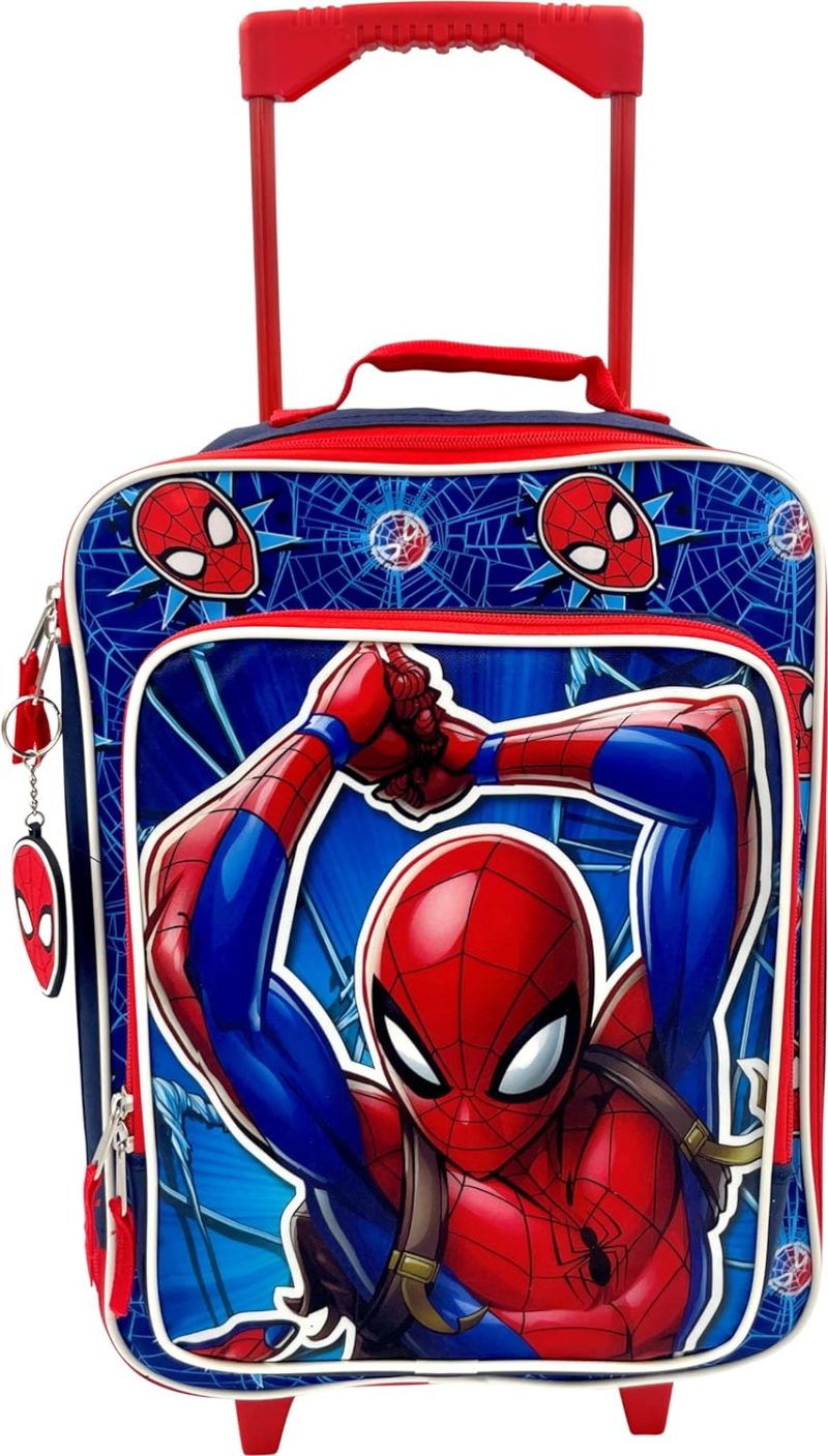 Kids’ Luggage | Kid’s License 16" Soft Side Wheeled Pilot Case- Rolling Luggage (Spider-Man 2) Kids' Luggage Kids' Luggage