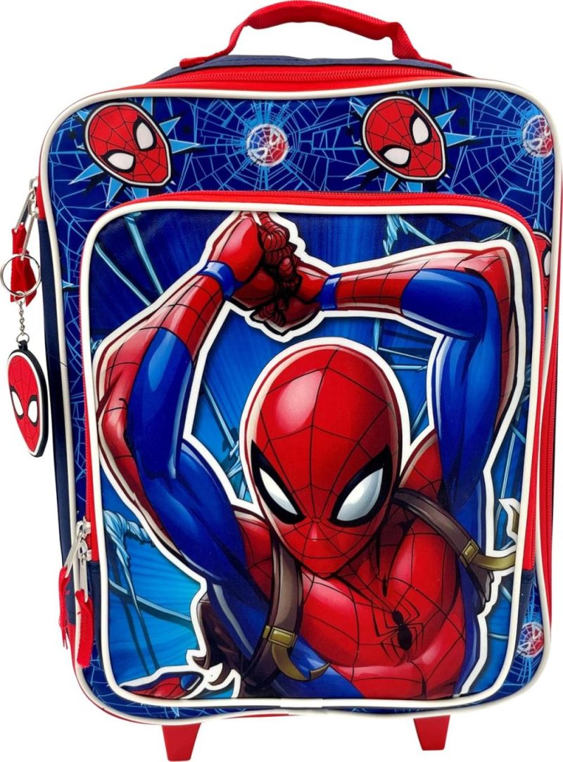 Kids’ Luggage | Kid’s License 16" Soft Side Wheeled Pilot Case- Rolling Luggage (Spider-Man 2) Kids' Luggage Kids' Luggage