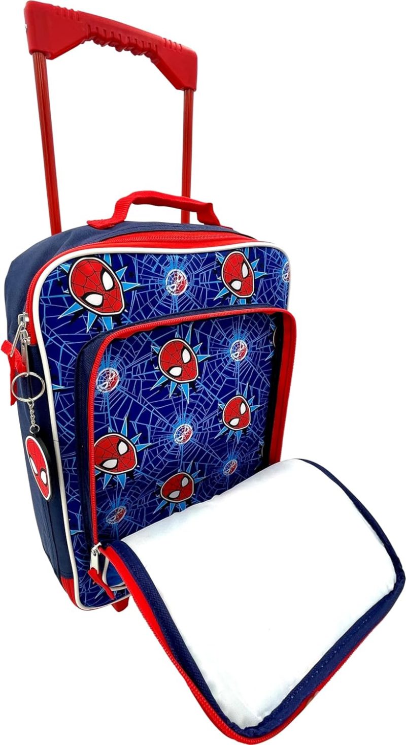 Kids’ Luggage | Kid’s License 16" Soft Side Wheeled Pilot Case- Rolling Luggage (Spider-Man 2) Kids' Luggage Kids' Luggage