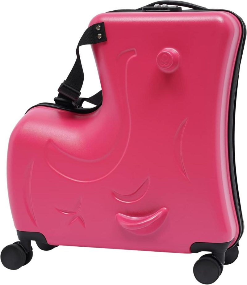 Kids’ Luggage | Kids Ride-On Suitcase, 20" Travel Trolley Luggage With Wheels Carry On Luggage With Password Lock, Unisex Children’s Ride On Luggage, Waterproof Unisex Boys Girls Kids' Luggage Kids' Luggage