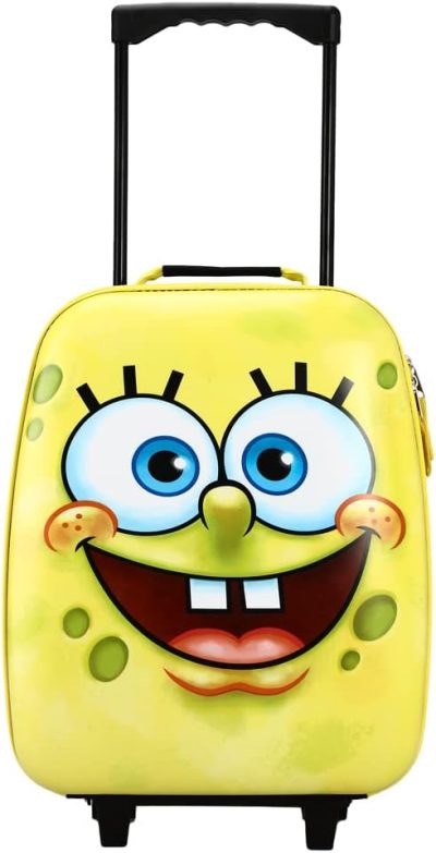 Kids’ Luggage | Kids Spongebob Squarepants Abs Shell Collapsible Luggage For Boys Kids' Luggage Kids' Luggage