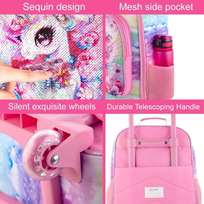 Kids’ Luggage | Kids Suitcases For Girls, Carry On Luggage With Wheels, Unicorn Suitcase For Kid Toddler Children(Pink) Kids' Luggage Kids' Luggage