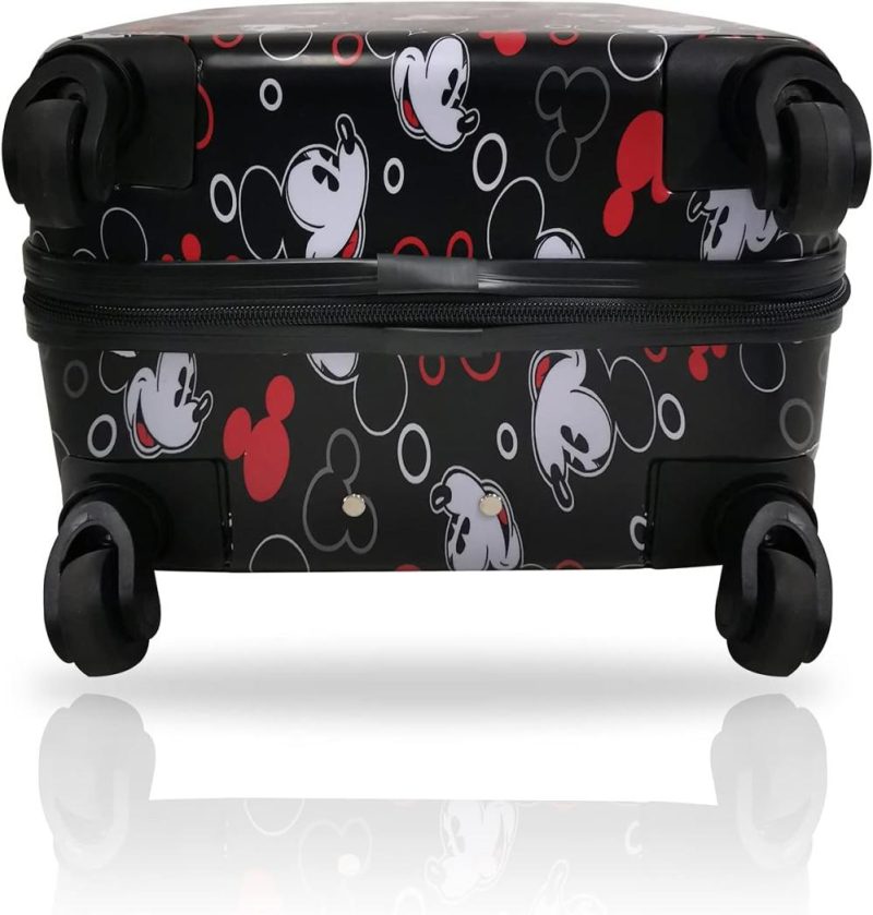 Kids’ Luggage | Mickey Mouse Luggage, Kid Suitcases For Toddlers, 20 Inch Hard-Sided Tween Spinner Luggage For Boy, Kids Carry-On Luggage With Wheels Kids' Luggage Kids' Luggage