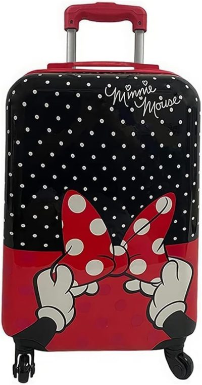 Kids’ Luggage | Minnie Mouse Luggage 28 Inches Hard-Sided Abs Tween Spinner Carry-On Travel Trolley Rolling Suitcase Kids' Luggage Kids' Luggage