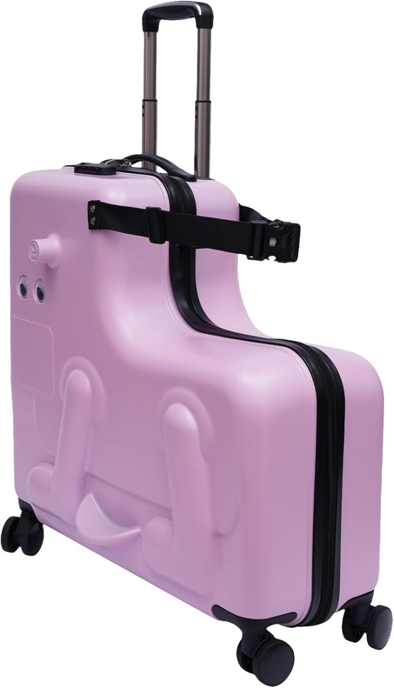 Kids’ Luggage | Porkke 24 Inch Boys Girls Travel Suitcase,Kid Ride On Travel Suitcase,Portable Children Luggage,Suitcase To Kids Aged 4-12 Years Old For Journey Kids' Luggage Kids' Luggage