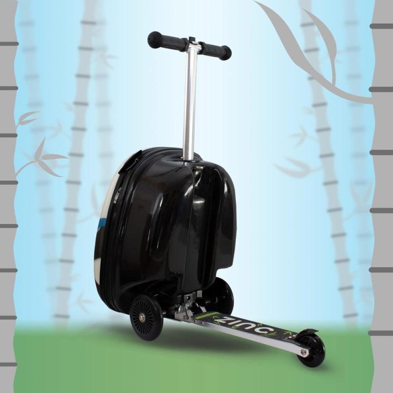 Kids’ Luggage | Scooter Suitcase Folding Kids Luggage – Penni The Panda, 18 Inch Hardshell, Ride On With Wheels, 2-In-1, 25 Litre Capacity Kids' Luggage Kids' Luggage