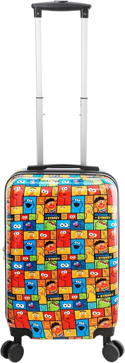 Kids’ Luggage | Sesame Street All-Over Print Character Panels 20" Carry-On Luggage Kids' Luggage Kids' Luggage