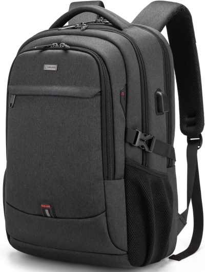 Laptop Backpacks | 17 Inch Laptop Backpack For Travel Water Resistant College Backpack For Men/Women Laptop Bag With Usb Charging Port,Black Backpacks Black