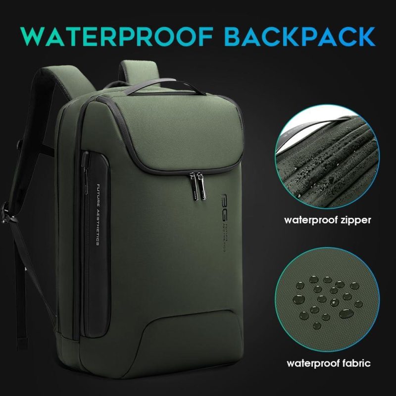 Laptop Backpacks | Anti-Theft Backpack,Tech Backpacks, 17 Inch Laptop Backpack With Usb3.0 Charging Port, Mens Travel Backpack For Men And Women… Backpacks Green