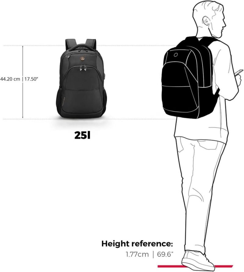 Laptop Backpacks | Design Travel Laptop Backpack, College Laptops Backpack With Usb Charging Port Gift For Men & Women Fits 17 Inch Notebook (Andwil Sd1670) Backpacks Laptop Backpacks