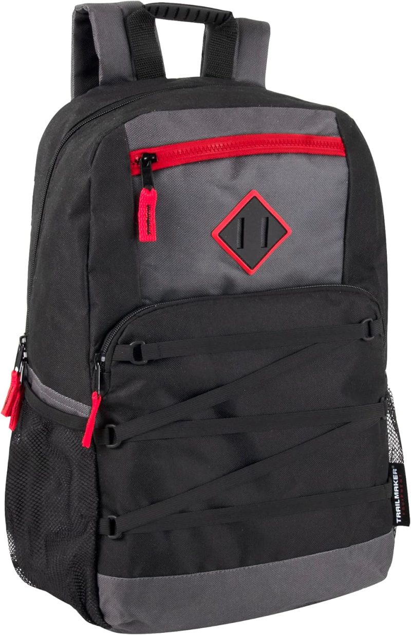 Laptop Backpacks | Laptop Backpack Bulk Wholesale 24 Pc Case Of 19 Inch Bulk Backpacks With Bungee Cord And Padded Straps (Male Color Pack) Backpacks Laptop Backpacks