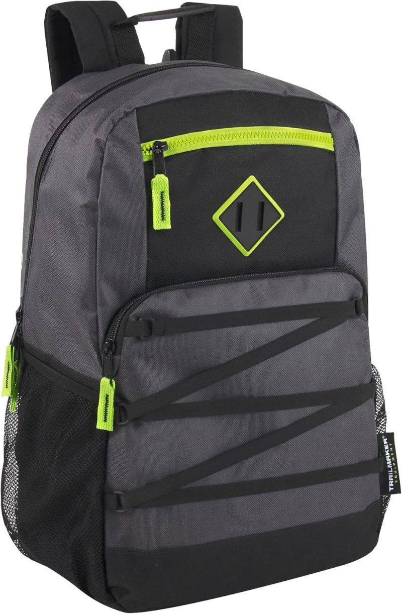 Laptop Backpacks | Laptop Backpack Bulk Wholesale 24 Pc Case Of 19 Inch Bulk Backpacks With Bungee Cord And Padded Straps (Male Color Pack) Backpacks Laptop Backpacks