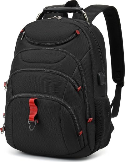 Laptop Backpacks | Laptop Backpack For Men – Stylish College Bookbag For 15.6-Inch Laptop,Black (Black, 15.6) Backpacks Black