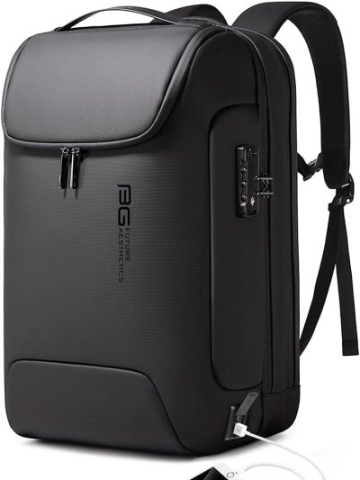 Laptop Backpacks | Men’s Anti-Theft Backpack,Waterproof Fashion Travel Backpacks,High Tech Backpack With Usb3.0 Charging Port,Business Laptop Backpack Fits 17.3 Inch Notebook… Backpacks Black