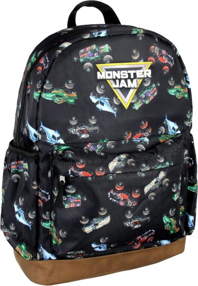 Laptop Backpacks | Monster Jam Trucks Dragon Zombie Grave Digger Megalodon All Over Print Backpack Backpacks Dragon Zombie