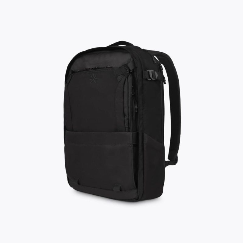 Laptop Backpacks | Nest Travel Backpack/Lightweight Day Pack With Laptop/Tablet Compartment. Water-Resistant Carry On Backpack (All Black) Laptop Backpacks All Black