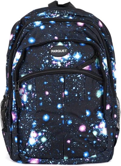 Laptop Backpacks | Novelty Travel Backpack For Outdoors, Luggage, Laptops Knapsack – Sports Bookbag For Adults And Teens, Cosmos, (Black) Backpacks Cosmo-black