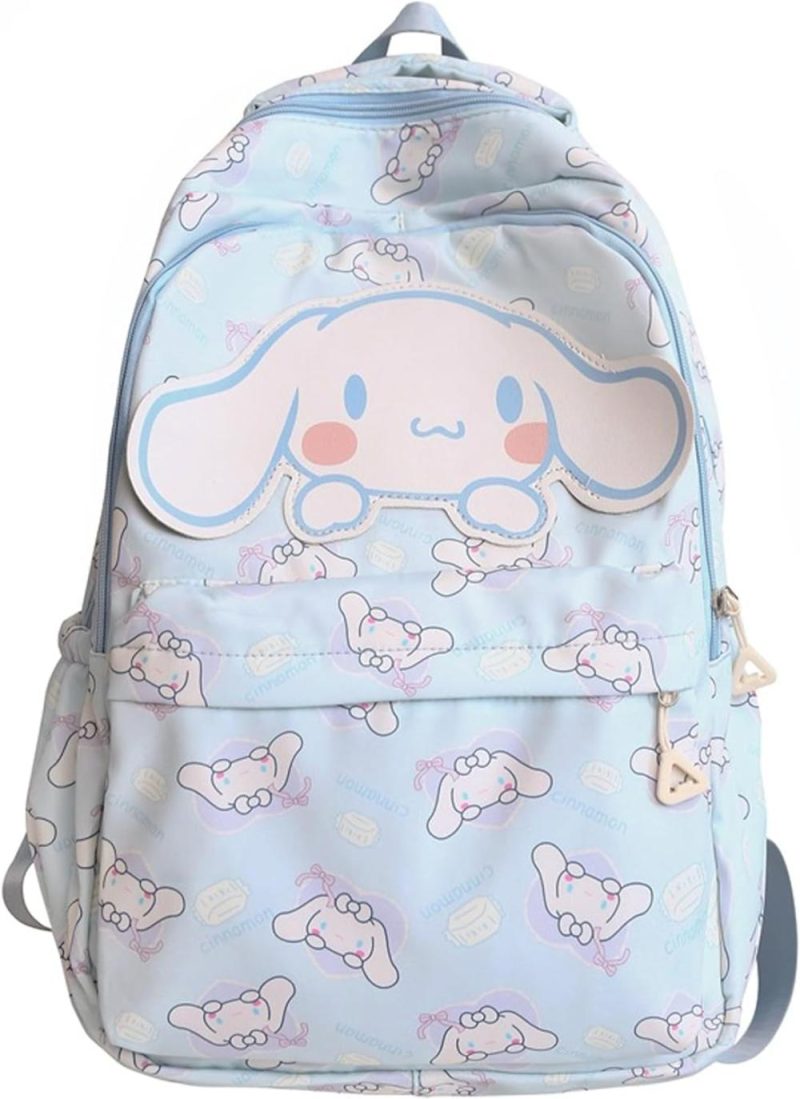 Laptop Backpacks | Roffatide Anime Cinnamoroll All Over Print Casual Backpack Laptop Backpack Travel Hiking Rucksack Backpacks Cinnamoroll