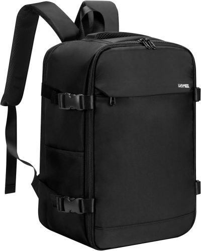 Laptop Backpacks | Ryanair Personal Item 40X20X25 Travel Bag, 20L Carry On Backpack Flight Approved Underseat Cabin Bag Fits 15.6 Inch Laptop For Weekender, Black Backpacks Black