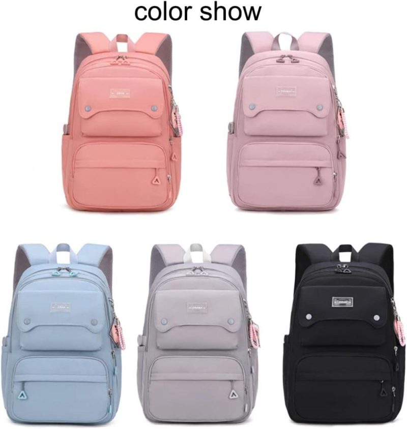 Laptop Backpacks | Teen Girls Casual Backpack High Middle School Daypack Women Daily Travel Laptop Bag (1# Blue, 26 Liters) Backpacks Blue