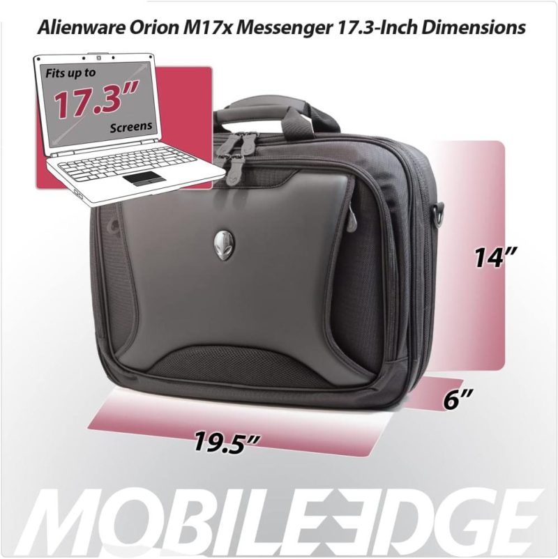 Laptop Messenger & Shoulder Bags | Orion 2.0 Messenger Bag, Specifically Designed For Alienware Gaming Laptops 17" – Checkpoint Friendly, Me-Awmc2.0 Laptop Bags Laptop Messenger & Shoulder Bags