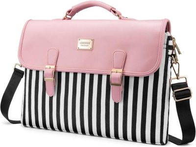 Laptop Messenger & Shoulder Bags | Computer Bag For Women Laptop Messenger Bag For Work College, Slim-Pink, 15.6-Inch Laptop Bags Laptop Messenger & Shoulder Bags