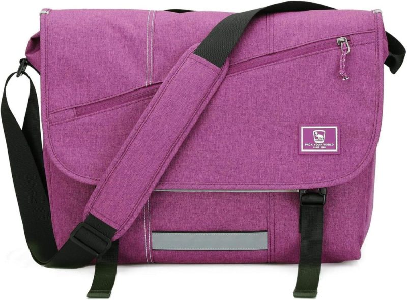 Laptop Messenger & Shoulder Bags | Messenger Bag For Women Shoulder Bag Satchel Bags For Women 15.6 Inch Laptop Large Crossbody Briefcase Computer Bag Work Travel Purple Laptop Bags 15.6 Inch-purple