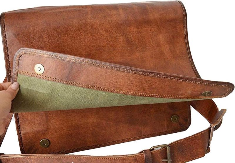 Laptop Messenger & Shoulder Bags | Vintage Mens 16 Inch Leather Laptop Messenger Pro Satchel Men’s Bag Laptop Bags Laptop Messenger & Shoulder Bags