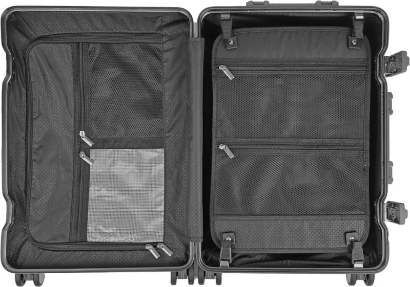 Luggage Sets | All Aluminum Luggage Suitcase 3 Sizes (20",26",29") Tsa Lock Carry On Silver (Double Set 20",29") Luggage Luggage Sets