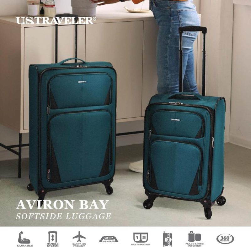 Luggage Sets | Aviron Bay Expandable Softside Spinner Wheels, Purple, 3 Piece Luggage Luggage Luggage Sets