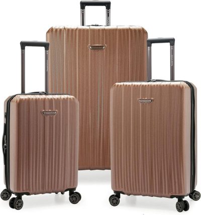 Luggage Sets | Dana Point Hardside Expandable Luggage With Spinner Wheels, Rose Gold, 3-Piece Set Luggage Luggage Sets