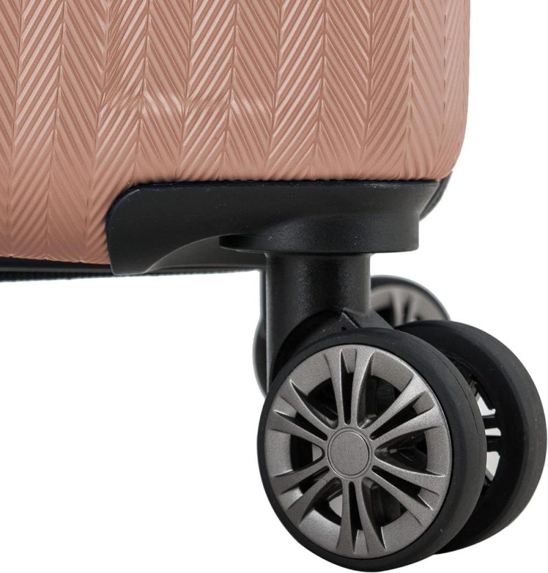 Luggage Sets | Dana Point Hardside Expandable Luggage With Spinner Wheels, Rose Gold, 3-Piece Set Luggage Luggage Sets