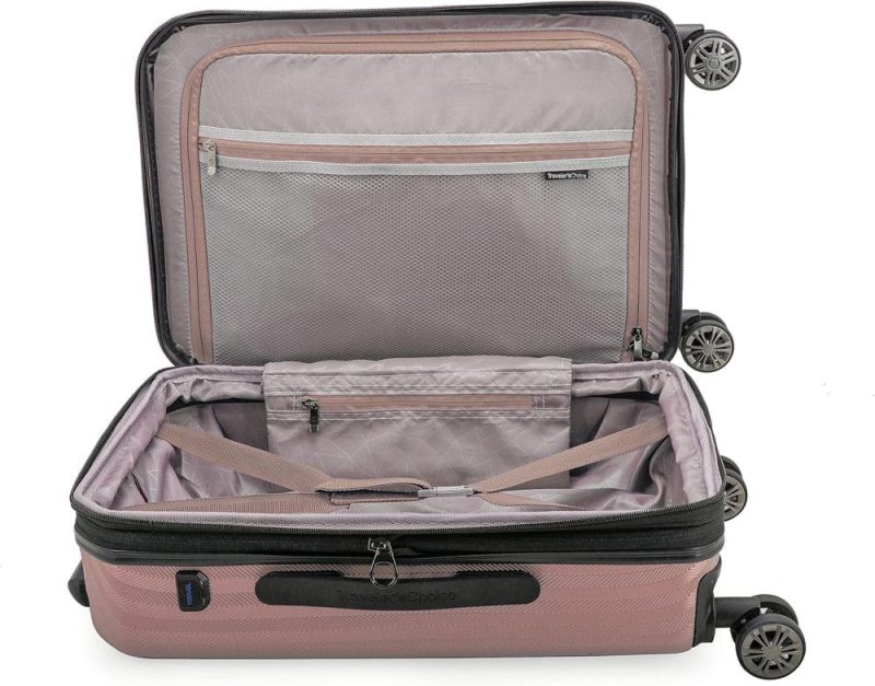 Luggage Sets | Dana Point Hardside Expandable Luggage With Spinner Wheels, Rose Gold, 3-Piece Set Luggage Luggage Sets