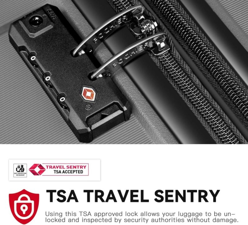 Luggage Sets | Expandable Luggage Sets 3 Piece With Tsa Lock,Luggage Set Pp Material Travel Suitcase Set With Spinner Wheels For Men Women, 20”/24”/28” Luggage Grey