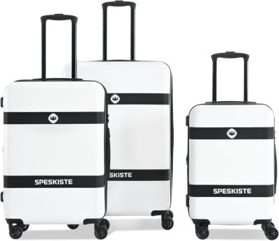 Luggage Sets | Luggage Sets 3 Piece (20/24/28) Expandable Suitcases With Wheels Pc+Abs Durable Hardside Suitcase Tsa Lock White Luggage Luggage Sets