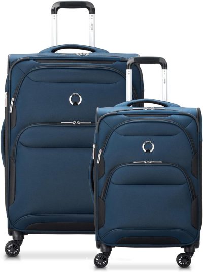 Luggage Sets | Sky Max 2.0 Softside Expandable Luggage With Spinner Wheels, Blue, 2-Piece Set (21/24) Luggage Blue