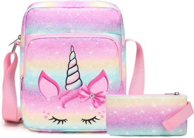 Messenger Bags | Crossbody Purses 2 Pcs Cross Body Bag Messenger Bag Shoulder Bag Messenger Bags A-unicorn