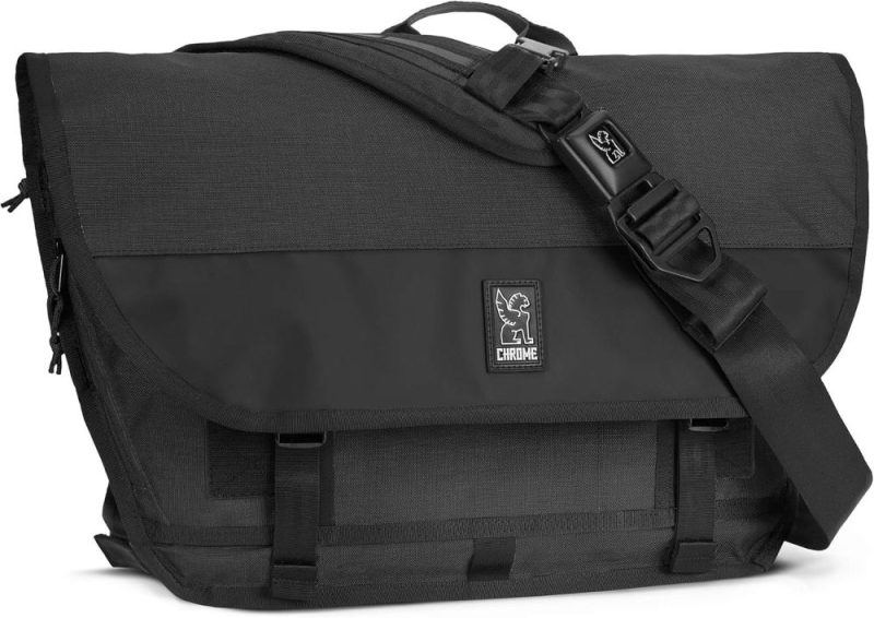 Messenger Bags | Industries Buran Iii Messenger Bag – 15" Laptop Sling Bag, Seat Belt Buckle, Water Resistant, 24 Liter Messenger Bags Black