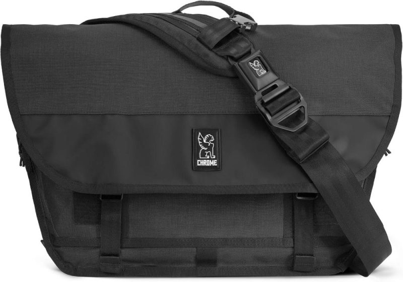 Messenger Bags | Industries Buran Iii Messenger Bag – 15" Laptop Sling Bag, Seat Belt Buckle, Water Resistant, 24 Liter Messenger Bags Black