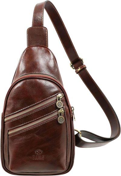 Messenger Bags | Leather Crossbody Bag – Brown Sling Bag – Messenger Bag For Men And Women – Handmade Shoulder Bag Backpack Messenger Bags Brown