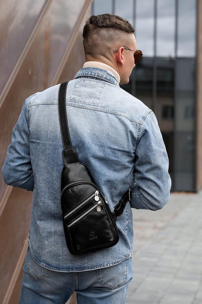 Messenger Bags | Leather Crossbody Bag – Brown Sling Bag – Messenger Bag For Men And Women – Handmade Shoulder Bag Backpack Messenger Bags Black